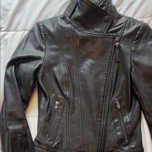 Mackage leather biker jacket